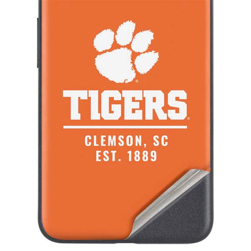 Clemson University Tigers Est 1889 Orange Google Pixel 5a Skin